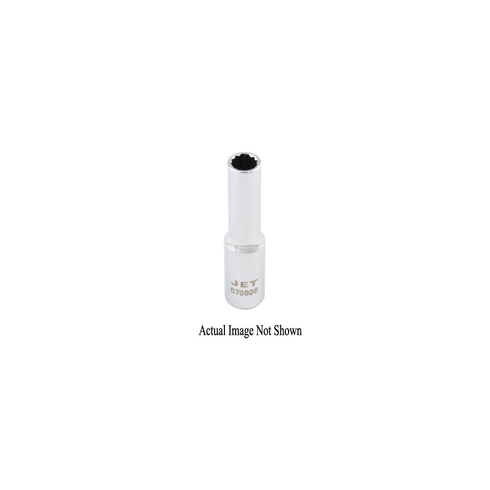JET 670808 socket, métrique, 1/4 po, douille de 8 mm de profondeur, 12 ...