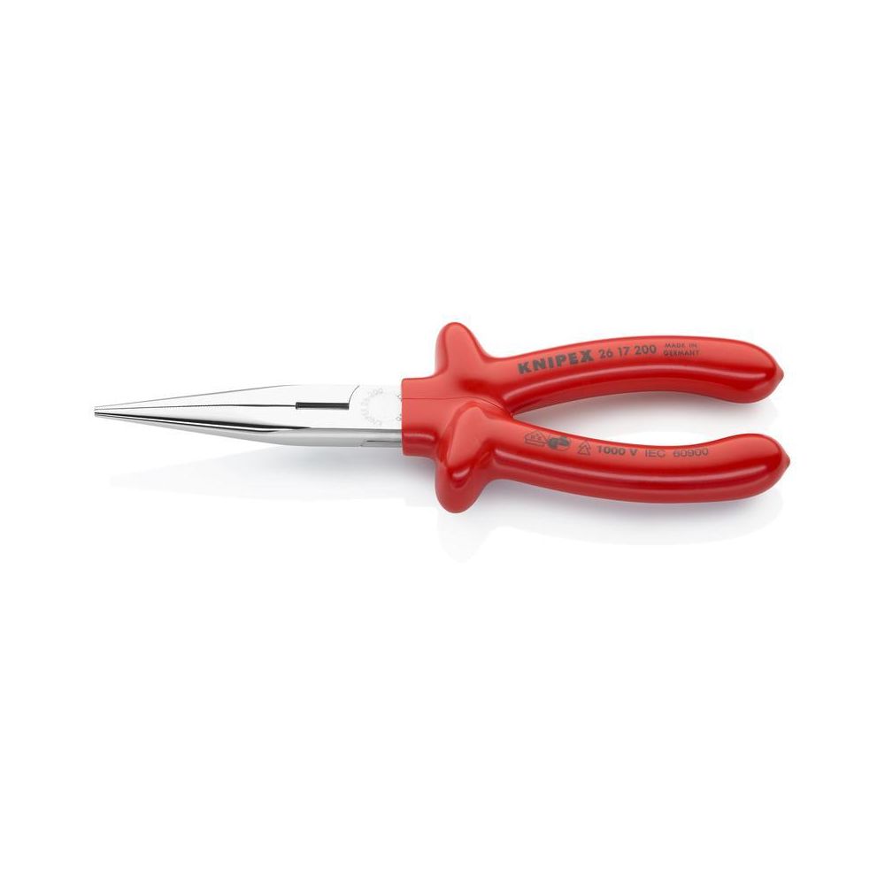 LONG NOSE PLIERS WITH CUTTER-1000V INSULATED | Groupe LD