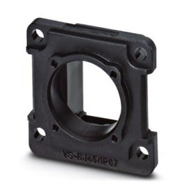 Panel mounting frames VS-08-A-RJ45/MOD-1-IP67-BK