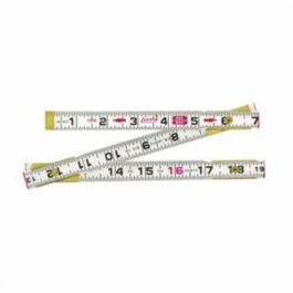 LUFKIN RÈGLE PLIANTE 062CMEN RED END, SYSTÈME DE MESURE IMPÉRIAL, GRADUATIONS 16E, 6 PI L, BOIS - Apex Tool Group - Chaque