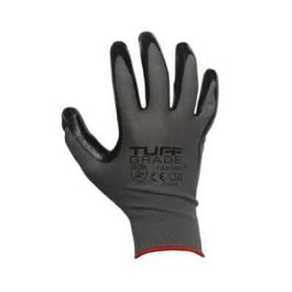 GLOVES CTD L NITRILE 13 GA POLYEST SHL