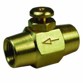 1/4 NPT F Brass Button Valve D: 175