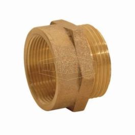 DIXON FM2020 HEXAGONE FEMELLE À MAMELON MÂLE, 2 PO, LAITON, FNPT X MNPSH, DOMESTIQUE