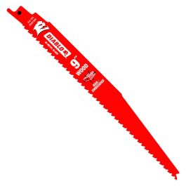 LAME DE SCIE ALTERNATIVE DIABLO (SAWZALL) POUR BOIS AVEC CLOUS 9'' LONG 4-6 DENTS