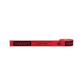 Ruban adhésif rouge de danger à la silice 3mil 3X1000