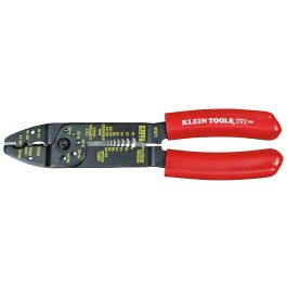 KLEIN TOOLS 1001 Pince à dénuder/à sertir et coupe-fil multifonctions, pour fils de calibre 8 à 22 AWG