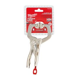 PINCE-ÉTAU EN C À MÂCHOIRES PIVOTANTES TORQUE LOCK, LONGUEUR HORS TOUT, 6