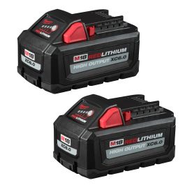 ENSEMBLE DE 2 BLOC-PILE (BATTERIE) REDLITHIUM HIGH OUTPUT XC6.0 AMPÈRES, 6 AH,