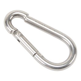 MOUSQUETON EN ACIER INOXYDABLE, 260 LB (0,13 TONNE) CHARGE D'UTILISATION MAX., 1/4