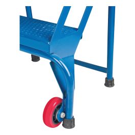 Échelles portatives & pliables, 2 marches, Perforé, Hauteur 20