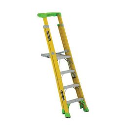 4' FG Cross Pinnacle 2-in-1 Platform Ladder Type IAA 375b Rated