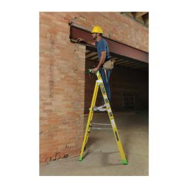 6' FG Cross Pinnacle 2-in-1 Platform Ladder Type IAA 375b Rated
