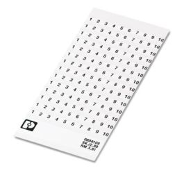 Repères pour blocs de jonction SK 3,81/2,8:FORTL.ZAHLEN 11-20