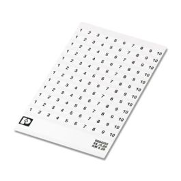 Repères pour blocs de jonction SK 5,08/3,8:FORTL.ZAHLEN 11-20