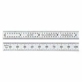 REGLE DE POCHE 150MM X 19MM SAE ET METRIQUE C636ME-150
