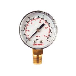 MANOMETRE 4 - 1/4NPT LM 0-15
