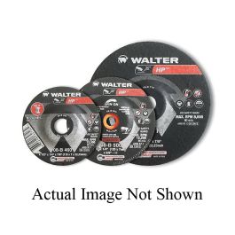 Walter Surface Technologies 08b510 meule à centre incurvé high performance, 5 po diam. X 1/4 po thk, 7/8 po trou central, 24 grains, abrasif à loxyde