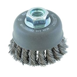 BROSSE BOISSEAU ACIER FIL NOUEE 3X5/8-11 ALLSTEEL