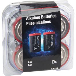 PILES ALCALINES INDUSTRIELLES, D, 1,5 V