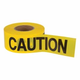 Rubans pour barricades CAUTION JAUNE