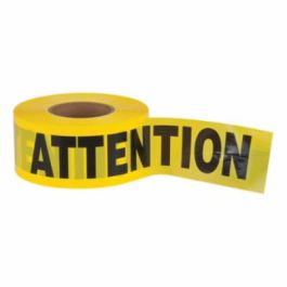 RUBAN ATTENTION JAUNE