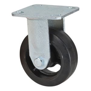 ROULETTE MOULE, FIXE, 5" (127 MM), CAOUTCHOUC, 440 LB (199 KG)