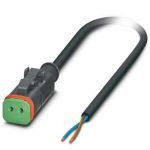 Câble pour capteurs/actionneurs - SAC-2P- 1,5-PUR/DTFS