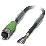SENSOR/ACTUATOR CABLE SAC-5P-10,0-PUR/M12FS SH