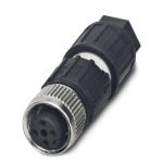 Connector SACC-M12FS-4QO-0,34-M