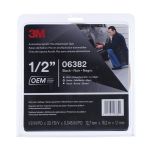RUBAN DE FIXATION EN ACRYLIQUE PLUS POUR AUTOMOBILE NOIR 1/2 PO X 20 VGS, 45 MIL