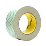 3M 7000049275 410M Double Coated Tape, 36 yd L 2 in W, 6 mil THK, Natural Rubber Adhesive