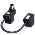 Adaptateur connecteur électrovanne double - SAC-MS/0,1-116/2XBI-1L-Z SCO