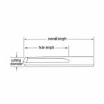 769 1/16 CRB STRAIGHT FLUTE