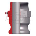 3" Part F Adptr St. Steel