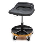 Adjustable Height Swivel Mechanics Seat 18'' to 22'' - Apex Tool Group - Chaque