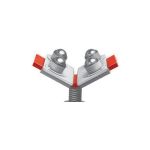 RIDGID 37997 Tête de transfert à rotule pour porte-tubes VJ