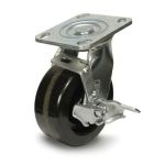 CASTER 4X2 PHENOLIC SWVL W/TLB 550LB CAP