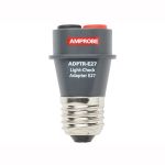 Amprobe ADPTR-E27 Light Check Adapter, 0 to 300 V AC, 2 A, 4 mm Jack