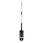 PELLE A DRAIN, ACIER DURCI, LAME 14" X 6", 46" LO, MANCHE DROIT