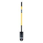 PELLE A DRAIN, ACIER DURCI, LAME 14" X 6", 46" LO, MANCHE DROIT