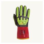 GLOVE, CHEMSTOP - 30CM PVC w/NITRILE OVERDIP, 15ga KEVLAR & FLEECE LINER, TPR BACKING, ANSI A6 CUT