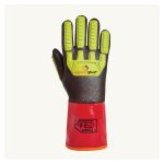 CHEMSTOP GLV - BLENDED 15ga KEVLAR, 30CM PVC COATED W/NITRILE OVERDIP, ANTI-IMPACT TPR BACK, ANSI A4