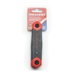 9 PC. FOLDING SAE HEX DUAL MATERIAL KEY SET