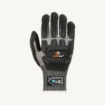 DEXTERITY BLENDED 15g KNIT COTTON GLOVE, MICROPORE NITRILE PALM, ANTI-IMPACT TPR BACK, ANSI A2