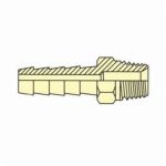 1/4 Barb X 3/8 Npt Male Insert