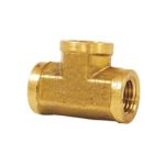 3/4" X 3/4" X 3/4" F NPT Tee Lead Free BR D: 366