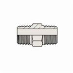 3/8" Brass Hex Close Nipple  D: 281,  363,  922