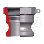 1 1/4" Part A Adapt. Alum