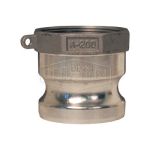 DIXON G400-A-AL TYPE A ADAPTATEUR À CAME ET RAINURE, 4 PO, ADAPTATEUR MÂLE X FNPT, ALUMINIUM, IMPORT