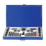 HSS 40 PC JEU DE TARAUDS ET FILIERES